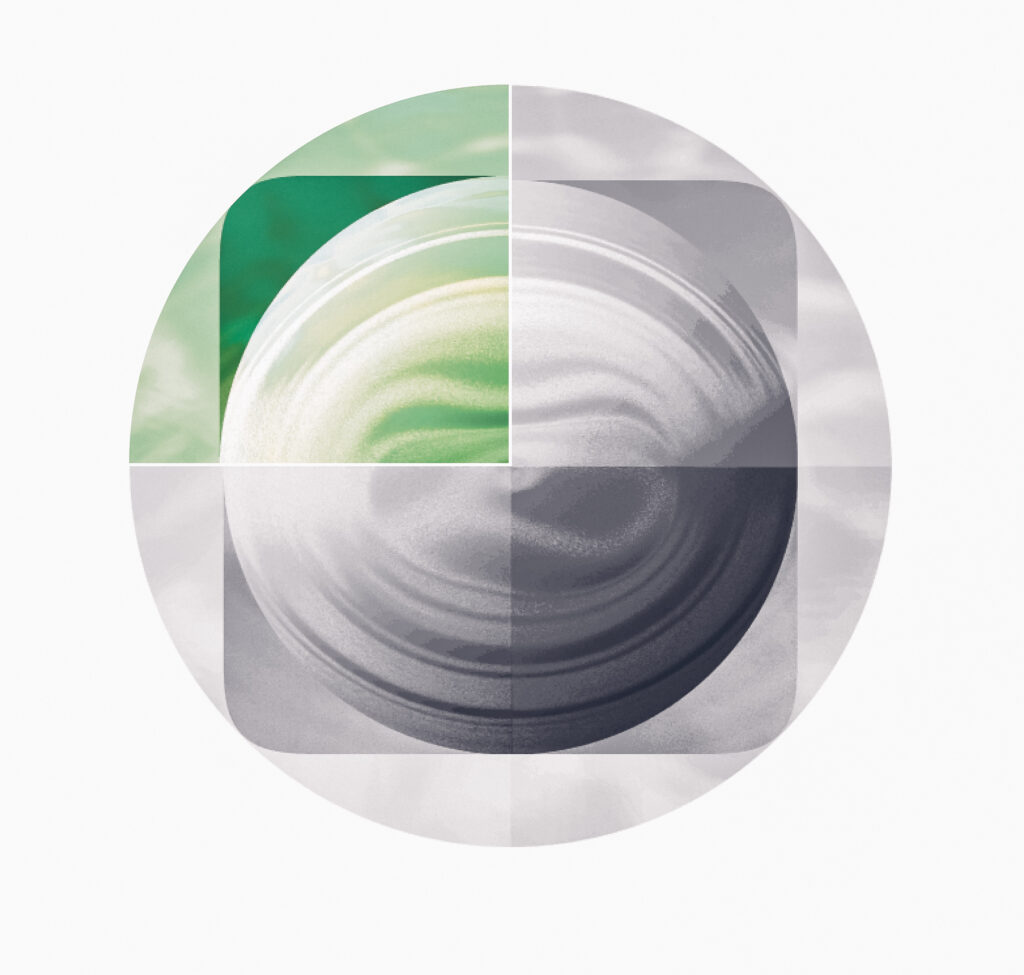 grünes Kreissegment